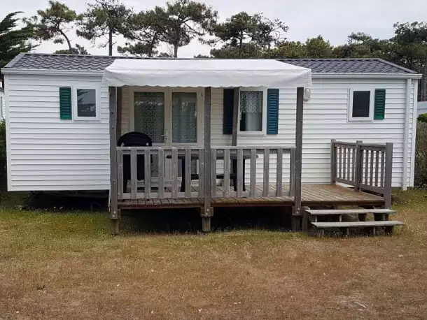 Camping de la Plage de Riez 3*, Camping 3* à Saint Hilaire de Riez (Vendée) - Location Mobil Home pour 6 personnes - Photo N°12