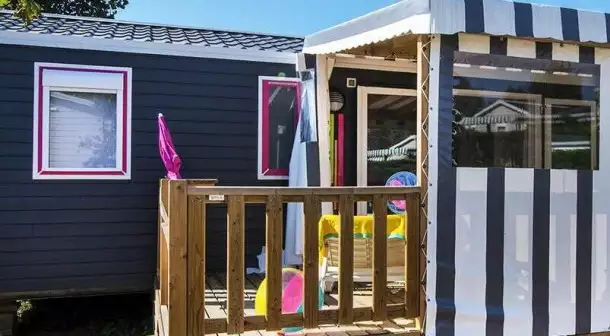 Camping l'Océan 5*, Camping 5* à Brem sur Mer (Vendée) - Location Mobil Home pour 8 personnes - Photo N°8