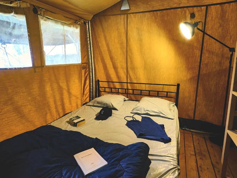 Ludo Camping 3*, Camping 3* à Lussas (Ardèche) - Location Bungalow pour 5 personnes - Photo N°4