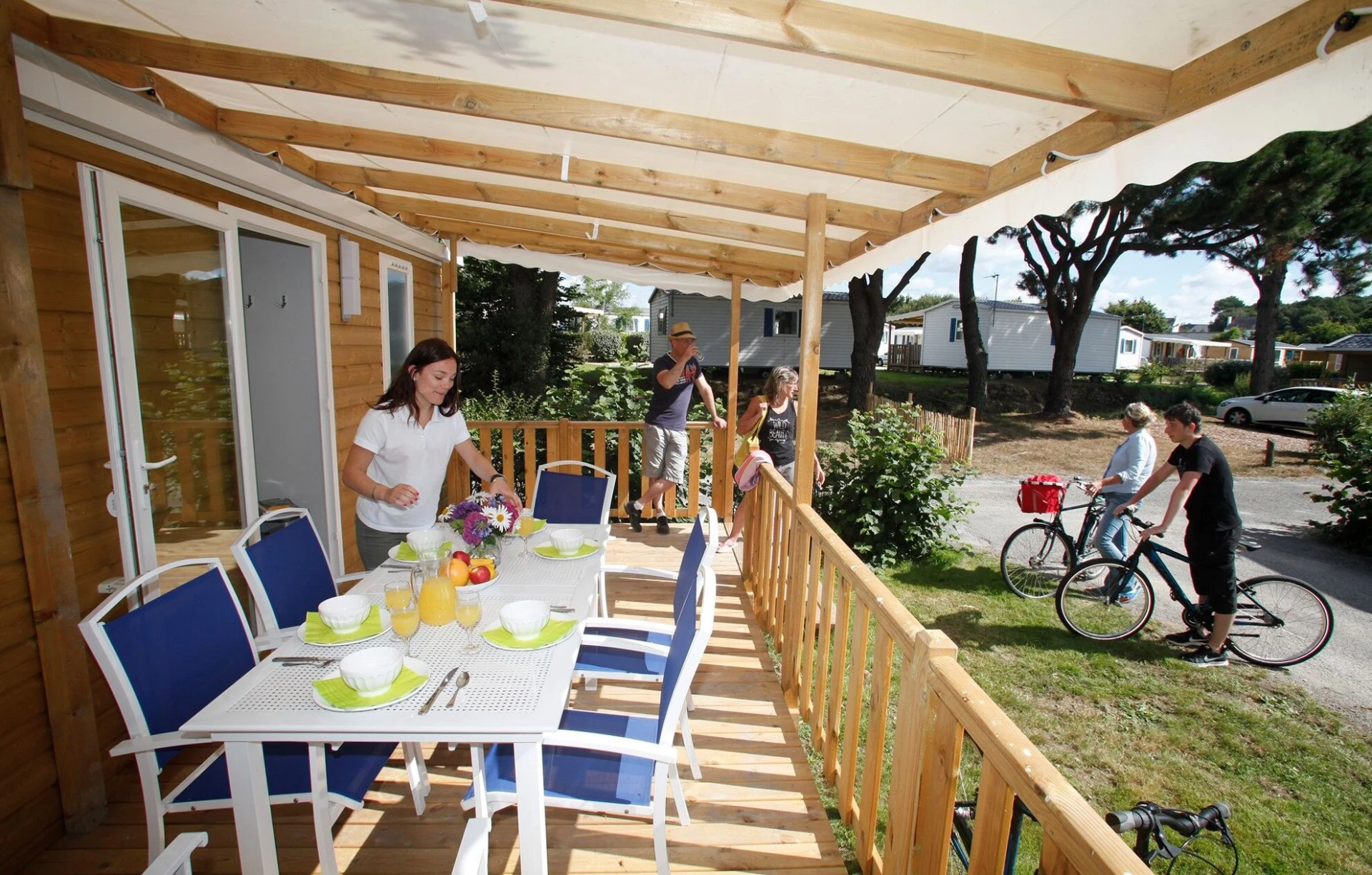 Camping Kerarno 4*, Camping 4* à Saint Philibert (Morbihan) - Location Mobil Home pour 6 personnes - Photo N°11