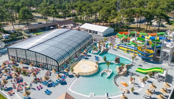 Camping Médoc Plage 4*, Camping 4* à Vendays Montalivet (Gironde) - Location Tente équipée pour 4 personnes - Photo N°2