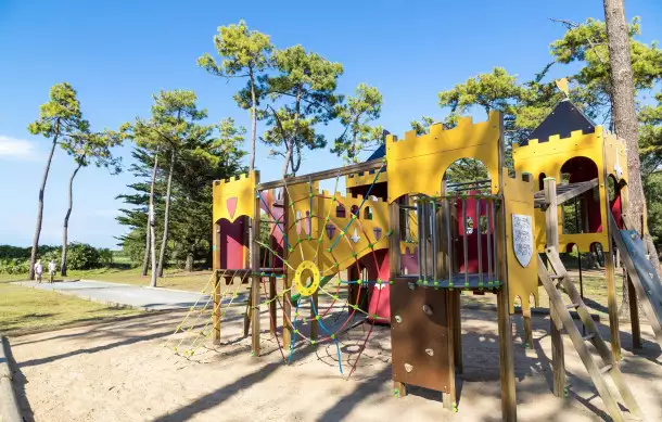 Camping Tamarins Plage 2*, Camping à Le Bois Plage en Ré (Charente Maritime) - Location Appartement pour 6 personnes - Photo N°11