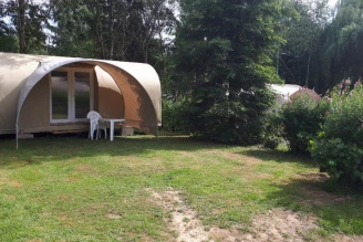 Camping Bergougne 3*, Camping 3* à Rives (Lot et Garonne) - Location Tente équipée pour 4 personnes - Photo N°1