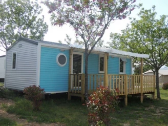 Camping Beaume Giraud 3*, Camping 3* à Balazuc (Ardèche) - Location Mobil Home pour 6 personnes - Photo N°1