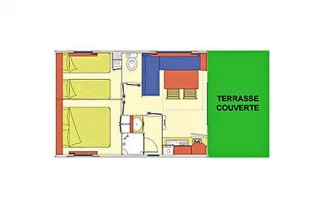 Camping Beaume Giraud 3*, Camping 3* à Balazuc (Ardèche) - Location Mobil Home pour 4 personnes - Photo N°7