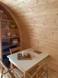 Camping L'Étang du Pays Blanc 3*, Camping 4* à Guérande (Loire Atlantique) - Location Cabane pour 3 personnes - Photo N°4