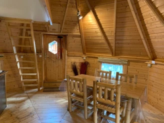 Camping L'Étang du Pays Blanc 3*, Camping 3* à Guérande (Loire Atlantique) - Location Chalet pour 4 personnes - Photo N°4