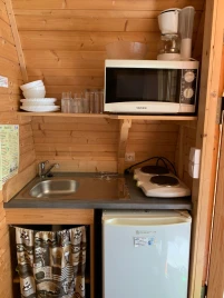 Camping L'Étang du Pays Blanc 3*, Camping 3* à Guérande (Loire Atlantique) - Location Cabane pour 2 personnes - Photo N°4