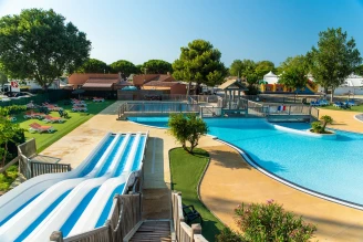 Camping La Côte des Roses 4* - Plage - Ze collection, Camping 4* à Narbonne Plage (Aude) - Location Mobil Home pour 5 personnes - Photo N°4