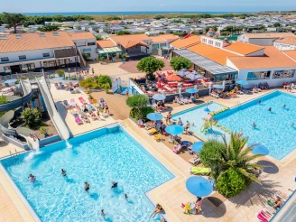 Camping Les Dunes 5* - Plage - Ze collection, Camping 5* à Bretignolles sur Mer (Vendée) - Location Mobil Home pour 5 personnes - Photo N°2