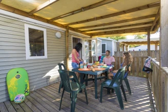 Camping Les Embruns 4* Ze collection, Camping 4* à Lège Cap Ferret (Gironde) - Location Mobil Home pour 5 personnes - Photo N°21
