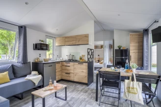 Camping Sequoia Parc 5* - Ze collection, Camping 5* à Saint Just Luzac (Charente Maritime) - Location Mobil Home pour 6 personnes - Photo N°3