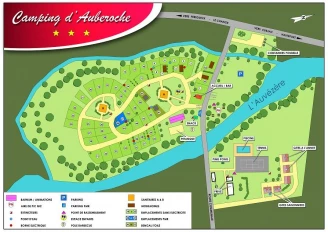 Camping d'Auberoche 3* , Camping 3* à Bassillac et Auberoche (Dordogne) - Location Gite pour 5 personnes - Photo N°4