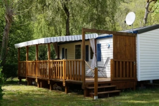 Camping d'Auberoche 3* , Camping 3* à Bassillac et Auberoche (Dordogne) - Location Mobil Home pour 4 personnes - Photo N°1