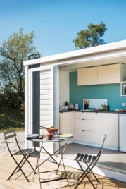 Camping du Moulin des Iscles 3*, Camping 3* à Roquebrune sur Argens (Var) - Location Mobil Home pour 2 personnes - Photo N°6