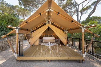 Talaia Plaza Ecoresort 5*, Camping 4* à Begur (Gérone) - Location Tente équipée pour 2 personnes - Photo N°1