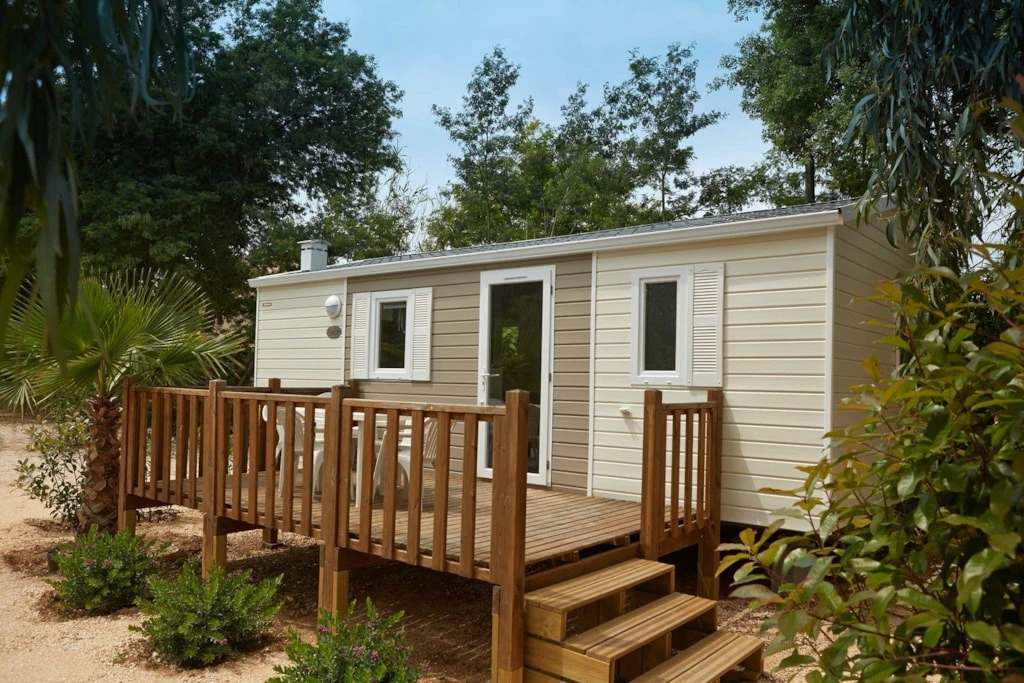 Camping des Sources 3*, Camping 3* à Saint Jean du Gard (Gard) - Location Mobil Home pour 6 personnes - Photo N°3