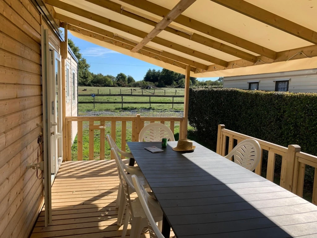 Camping L'Étang du Pays Blanc 3*, Camping 3* à Guérande (Loire Atlantique) - Location Mobil Home pour 10 personnes - Photo N°3