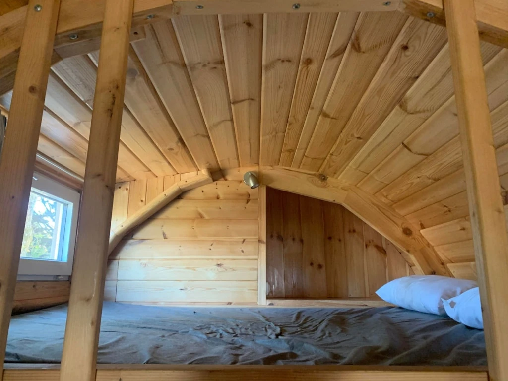 Camping L'Étang du Pays Blanc 3*, Camping 3* à Guérande (Loire Atlantique) - Location Cabane pour 4 personnes - Photo N°8