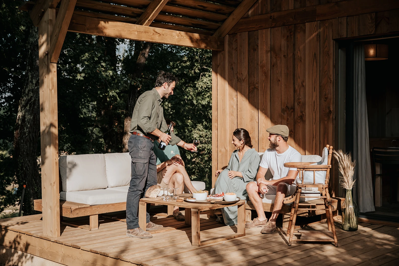 Domaine St-Amand - Ze collection, Camping à Saint Amand de Coly (Dordogne) - Location Chalet pour 6 personnes - Photo N°4