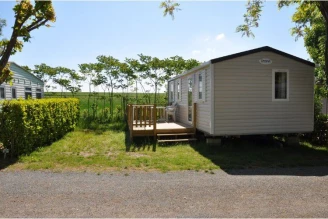 Camping L'Abri Côtier 3*, Camping 3* à Saint Nazaire sur Charente (Charente Maritime) - Location Mobil Home pour 6 personnes - Photo N°1