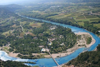 Camping Le Riviera 4*, Camping 4* à Sampzon (Ardèche) - Location Tente équipée pour 5 personnes - Photo N°13