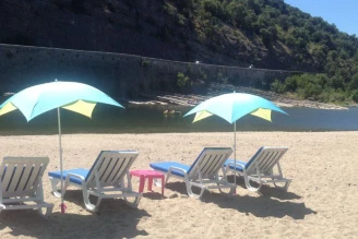 Camping Le Riviera 4*, Camping 4* à Sampzon (Ardèche) - Location Tente équipée pour 5 personnes - Photo N°15