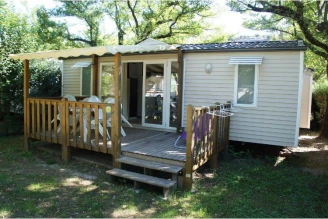 Camping Le Riviera 4*, Camping 4* à Sampzon (Ardèche) - Location Tente équipée pour 5 personnes - Photo N°17