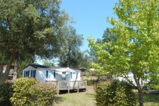 Camping Nature L'Airial 4*, Camping 4* à Soustons (Landes) - Location Mobil Home pour 4 personnes - Photo N°1