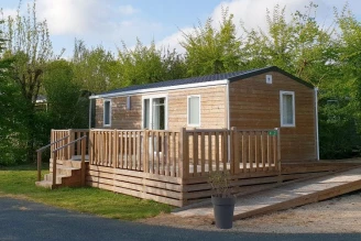 Camping Ile Cariot 3*, Camping 3* à Chaillé les Marais (Vendée) - Location Mobil Home pour 6 personnes - Photo N°20