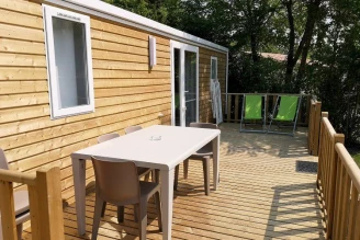 Camping Ile Cariot 3*, Camping 3* à Chaillé les Marais (Vendée) - Location Mobil Home pour 6 personnes - Photo N°25