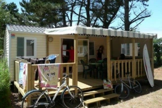 Camping Kerlaz 3*, Camping 3* à Tréguennec (Finistère) - Location Mobil Home pour 6 personnes - Photo N°1
