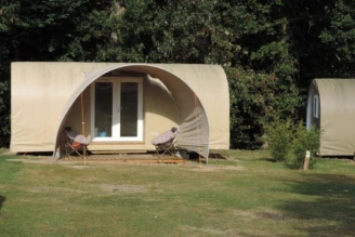 Camping L'Escapade 4*, Camping 4* à Cahagnolles (Calvados) - Location Tente équipée pour 4 personnes - Photo N°1