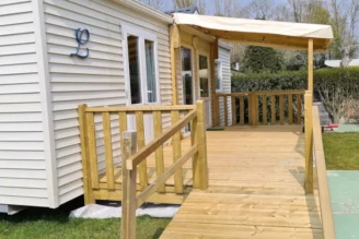 Camping L'Orival 3*, Camping 3* à Les Grandes Ventes (Seine Maritime) - Location Mobil Home pour 4 personnes - Photo N°1