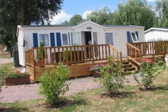 Camping La Tuilerie 4*, Camping 4* à Vic sur Seille (Moselle) - Location Mobil Home pour 8 personnes - Photo N°1