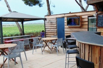 Camping Le Bois de Pins 3*, Camping 3* à Salses le Château (Pyrénées Orientales) - Location Mobil Home pour 4 personnes - Photo N°9