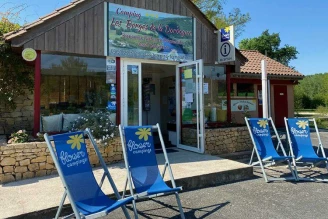 Camping Les Berges de la Dordogne 3*, Camping 3* à Trémolat (Dordogne) - Location Mobil Home pour 6 personnes - Photo N°15