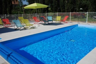 Camping Les Tournesols 3*, Camping 3* à Le Grez (Sarthe) - Location Mobil Home pour 4 personnes - Photo N°2