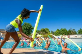 Camping Méditerranée Plage 4*, Camping 4* à Vias (Hérault) - Location Mobil Home pour 4 personnes - Photo N°8