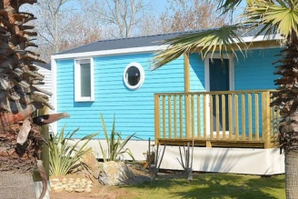 Camping Méditerranée Plage 4*, Camping 4* à Vias (Hérault) - Location Mobil Home pour 4 personnes