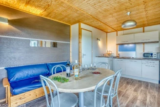 Camping Les Chalets de Dordogne 3*, Camping 3* à Razac d'Eymet (Dordogne) - Location Chalet pour 4 personnes - Photo N°15