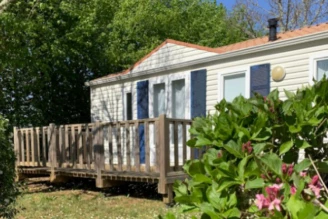 Camping Les Poutiroux 4*, Camping 4* à Limeuil (Dordogne) - Location Mobil Home pour 5 personnes - Photo N°1