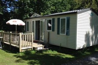 Camping Uhaitza Le Saison 3*, Camping 3* à Mauléon Licharre (Pyrénées Atlantiques) - Location Mobil Home pour 6 personnes