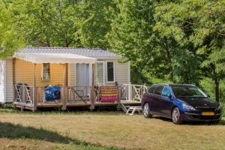 Camping Val de Cantobre 5*, Camping 5* à Nant (Aveyron) - Location Mobil Home pour 6 personnes - Photo N°1