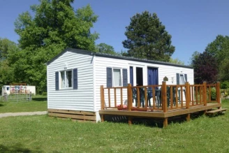 Camping Vert-Auxois 3*, Camping 3* à Pouilly en Auxois (Côte d'Or) - Location Mobil Home pour 6 personnes