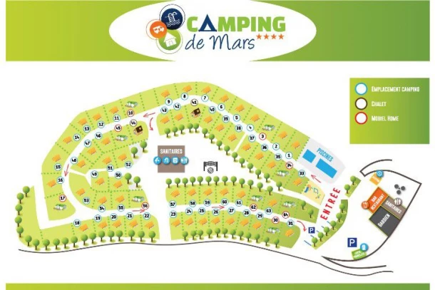 Camping De Mars 4*, Camping 4* à Cordelle (Loire) - Location Tente équipée pour 4 personnes - Photo N°19