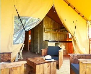 Camping Campilô 4*, Camping 4* à Aubigny (Vendée) - Location Tente équipée pour 6 personnes - Photo N°2