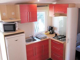 Camping Des Familles 4* , Camping 4* à Grayan et l'Hôpital (Gironde) - Location Mobil Home pour 6 personnes - Photo N°4