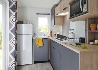 Camping L'Orée du Bois 4* - Ze collection, Camping 4* à Hourtin (Gironde) - Location Mobil Home pour 5 personnes - Photo N°4