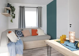 Camping L'Orée du Bois 4* - Ze collection, Camping 4* à Hourtin (Gironde) - Location Mobil Home pour 6 personnes - Photo N°4